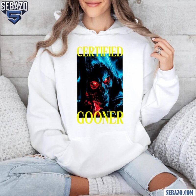 Chase Hooper Certified Gooner Shirt hoodie