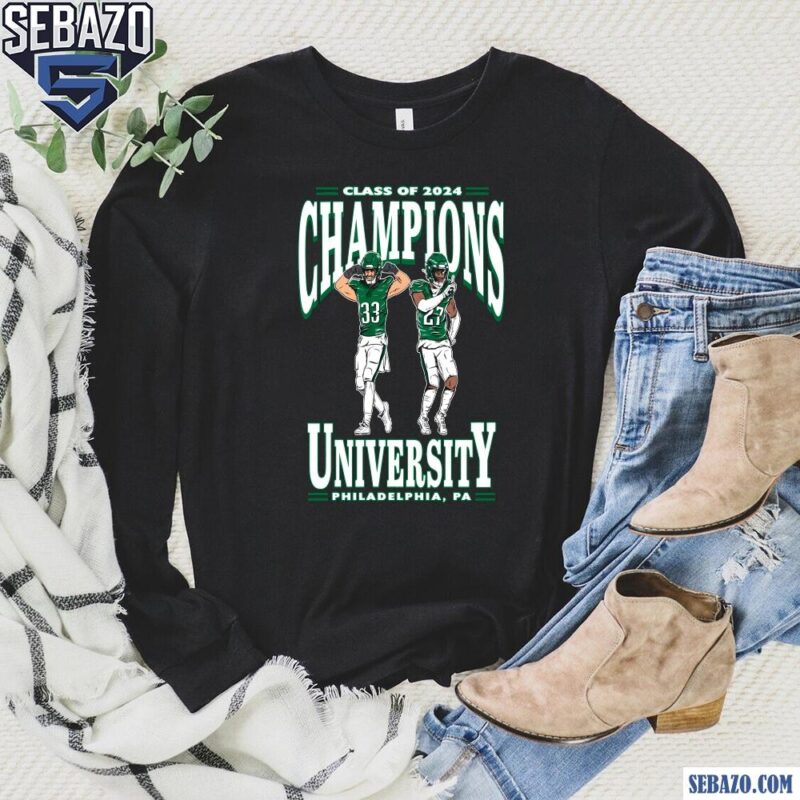 Class Of 2025 Champions University Philadelphiea Eagles Shirt long sleeved