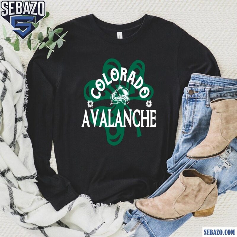 Colorado Avalanche St Patricks Day Richmond Shamrock Shirt long sleeved