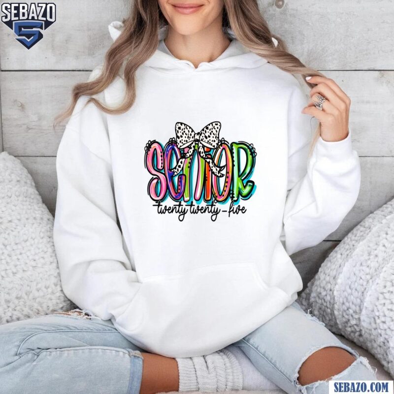 Colorful Senior Mom Twenty Twenty Five Coquette Bow Shirt hoodie