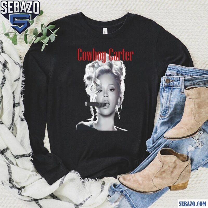 Cowboy Carter Act Ii Smoke Beyonce Shirt long sleeved