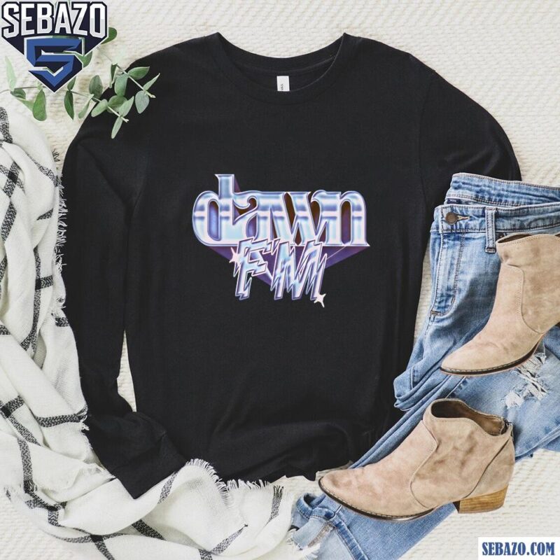 Dawn Fm Chrome The Weekend After Hours Til Dawn Tour Shirt long sleeved