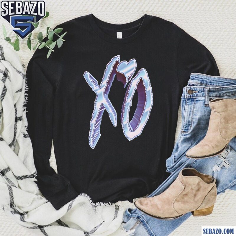 Dawn Fm Chrome Xo Logo The Weekend Shirt long sleeved