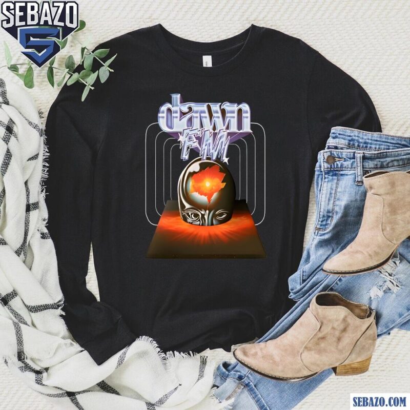 Dawn Fm Print The Weeknd Singer Shirt long sleeved