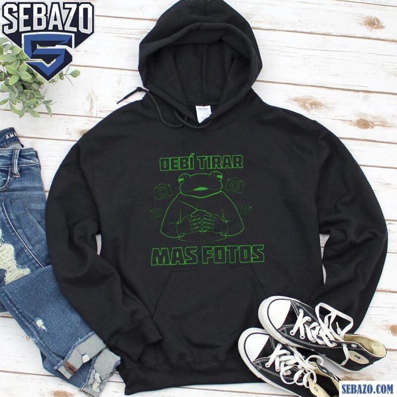 Debi Tirar Mas Fotos Neon Frog Bad Bunny Album Shirt hoodie