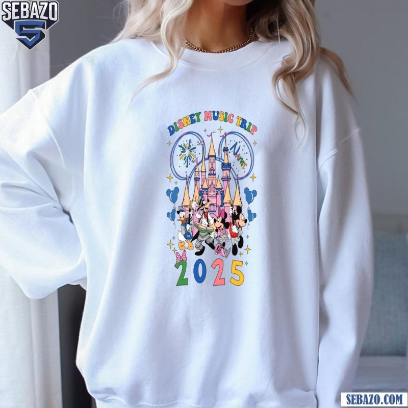 Disney Music Trip 2025 Mickey Mouse And Friends Shirt sweatshirt