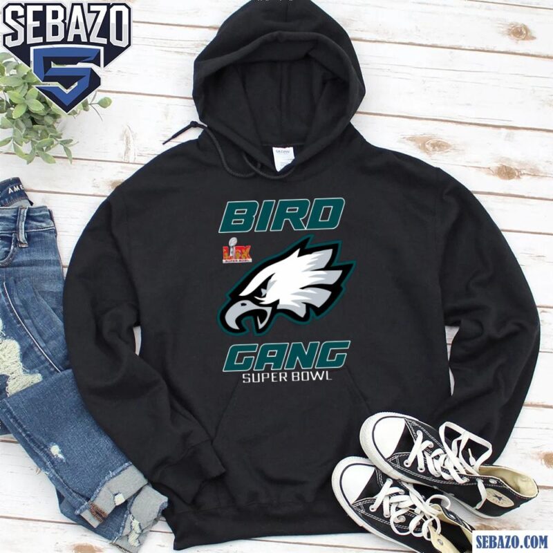 Eagles Logo Birds Gang LIX Super Bowl Champions Shirt hoodie