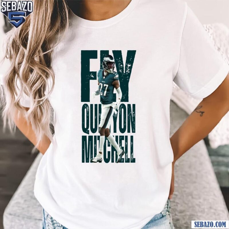 Fly Quinyon Mitchell Philadelphia Eagles Super Bowl LIX Shirt t-shirt