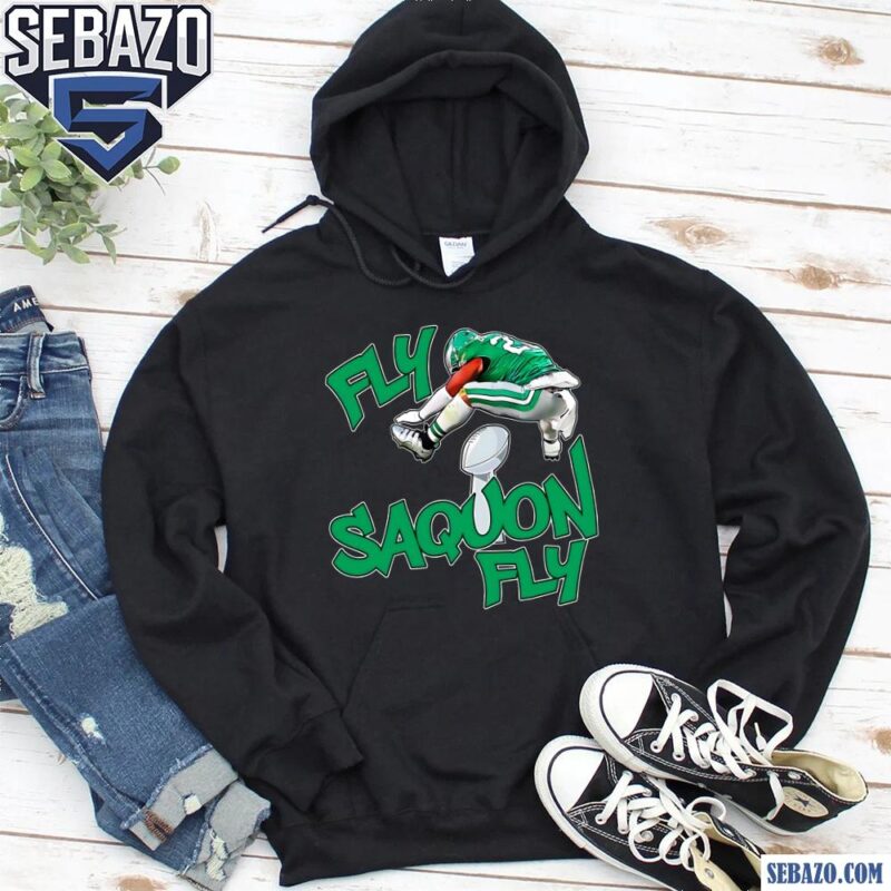 Fly Saquon Fly Eagles Saquon Barkley Super Bowl LIX Shirt hoodie