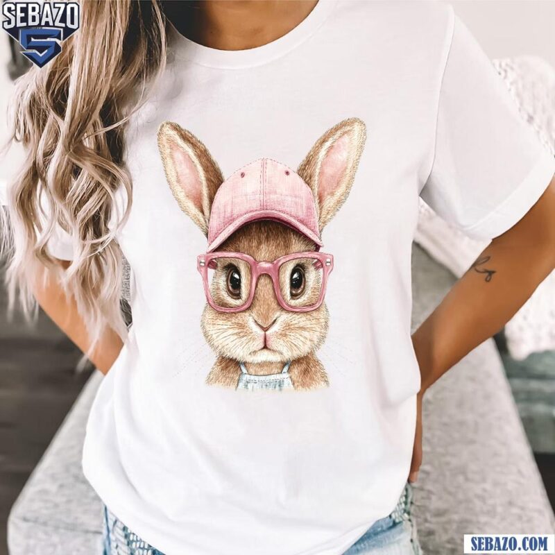 Funny Cute Baby Girl Easter Bunny Sunglasses Shirt t-shirt