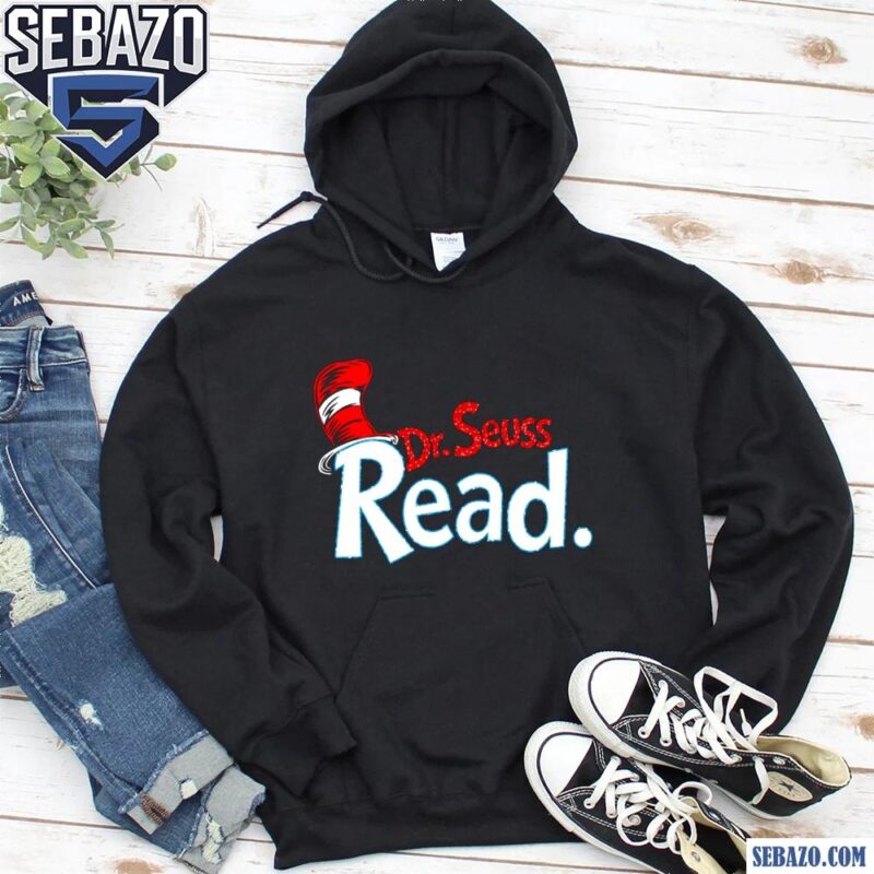 Glitter Dr Seuss Read Cat In The Hat National Read Across America Day Shirt hoodie