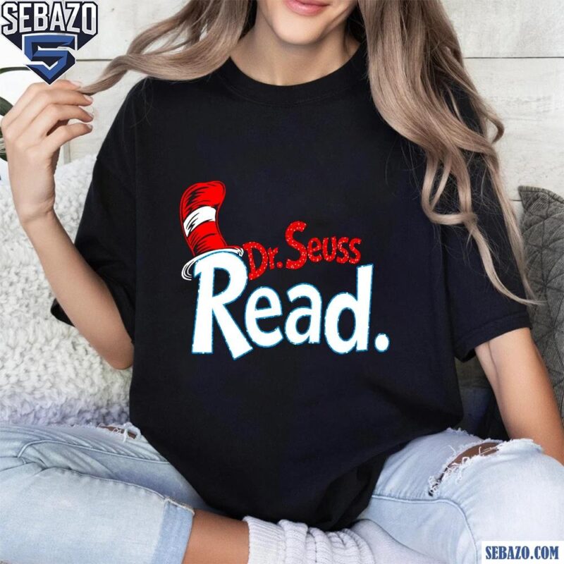 Glitter Dr Seuss Read Cat In The Hat National Read Across America Day Shirt t-shirt