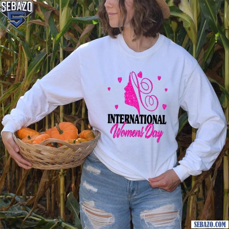 Glitter International Womens Day March 8 2025 Shirt long sleeved