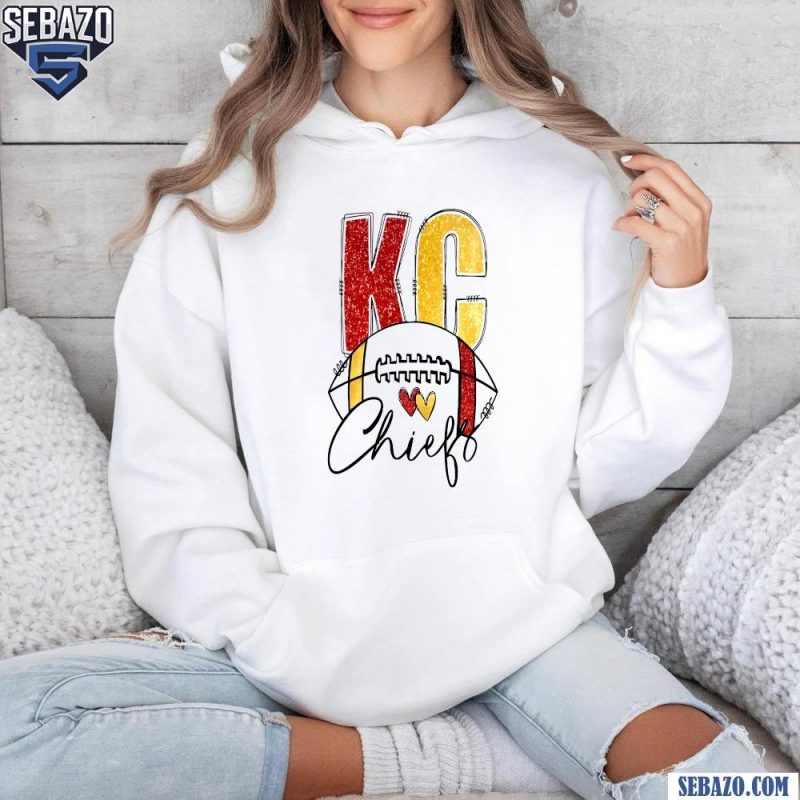 Glitter KC Chiefs Football Game Day Shirt hoodie