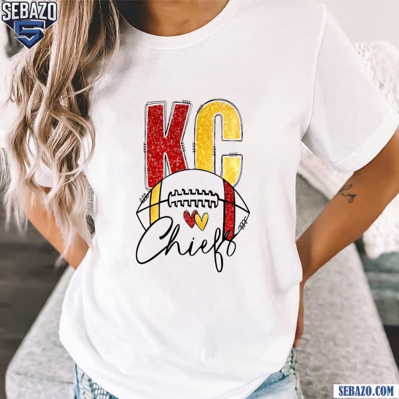 Glitter KC Chiefs Football Game Day Shirt t-shirt