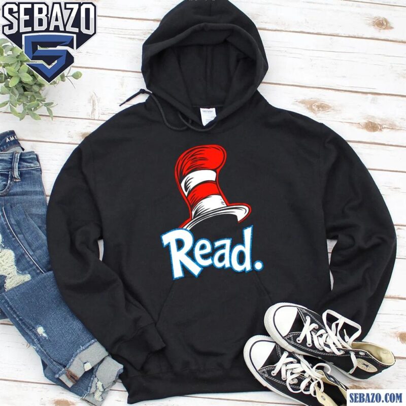 Glitter Read Dr Seuss Hat Shirt hoodie