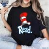 Glitter Read Dr Seuss Hat Shirt t-shirt