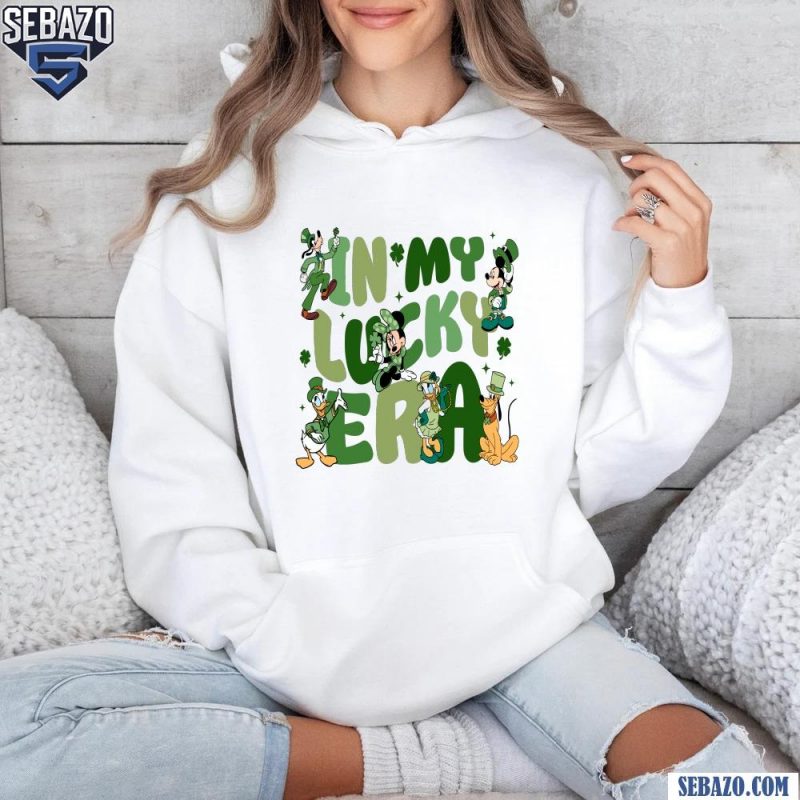 In My Lucky Era Saint Patricks Day Disney Mickey And Friend Shirt hoodie