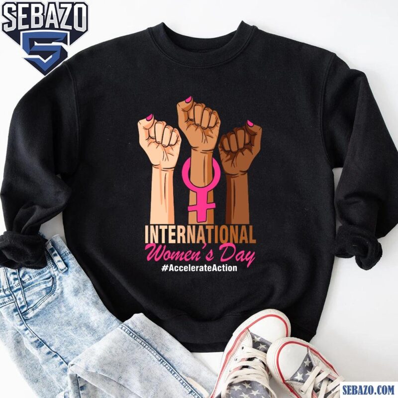 International Womens Day March 8 Raise Hand Shirt sweatshirt