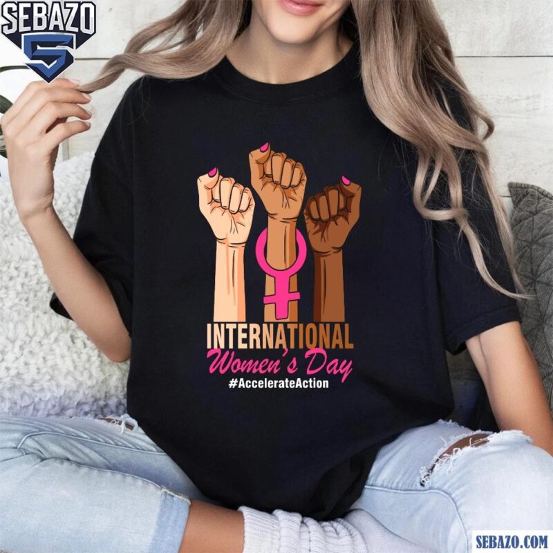 International Womens Day March 8 Raise Hand Shirt t-shirt