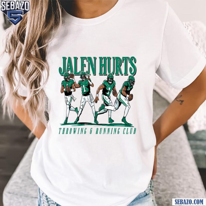 Jalen Hurts Throwing And Running Club Shirt t-shirt