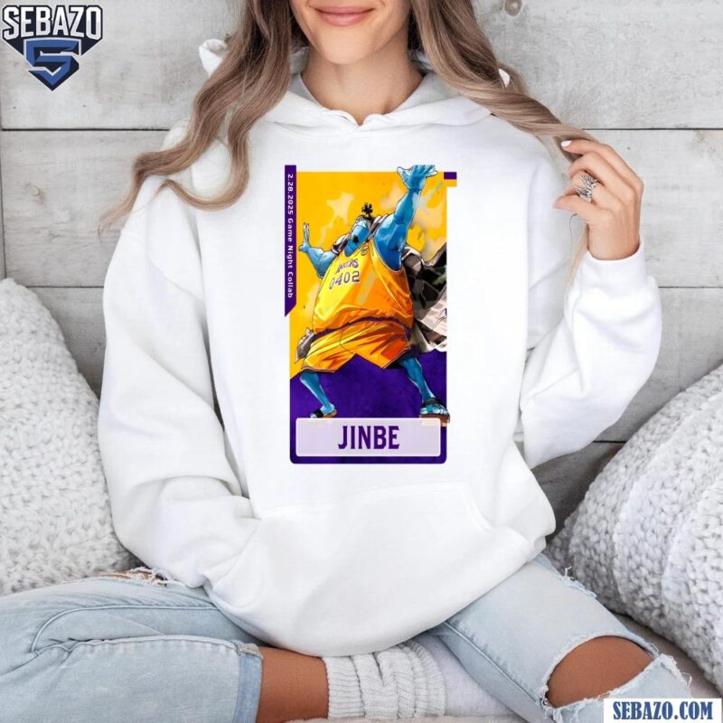 Jinbe Los Angeles Lakers X One Piece Shirt hoodie