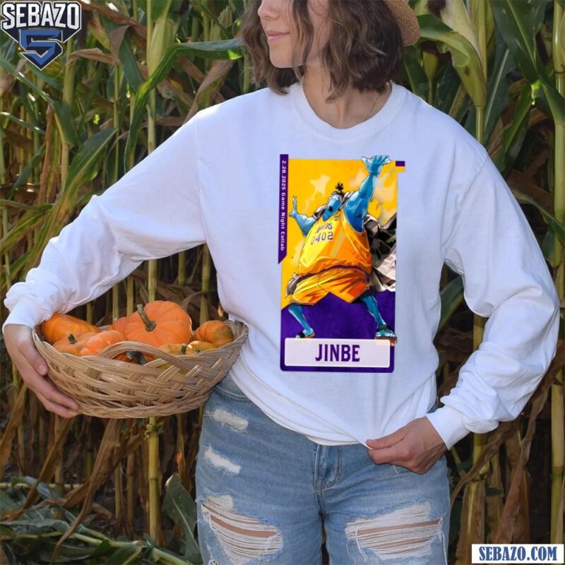 Jinbe Los Angeles Lakers X One Piece Shirt long sleeved