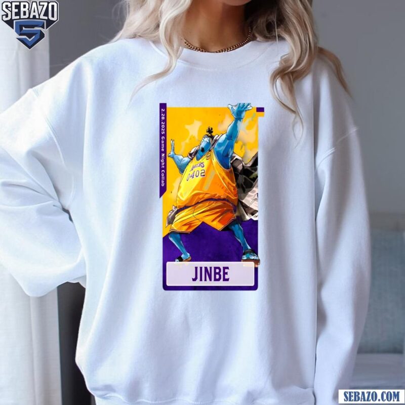 Jinbe Los Angeles Lakers X One Piece Shirt sweatshirt