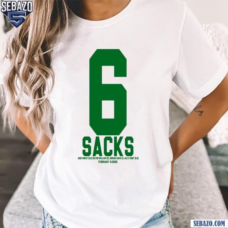 Josh Sweat Milton Williams Jordan Davis And Jalyx Hunt Sacks Shirt t-shirt