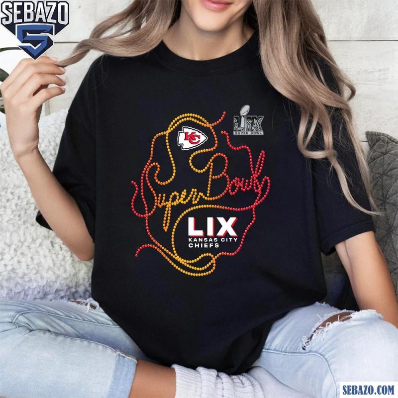 Kansas City Chiefs Super Bowl LIX Necklace Logo Shirt t-shirt