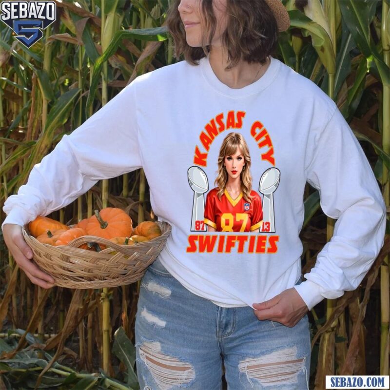 Kansas City Swifties Super Bowl LIX Travis Kelce Taylor Swift Shirt long sleeved