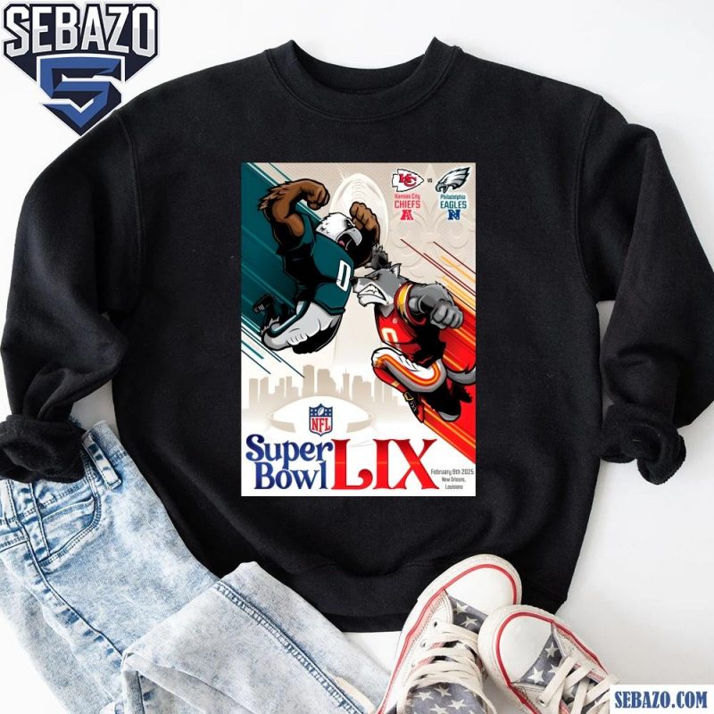 KC Wolf Vs Swoop Super Bowl LIX Feb 9 2025 Shirt sweatshirt