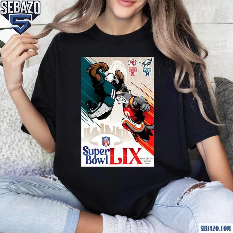 KC Wolf Vs Swoop Super Bowl LIX Feb 9 2025 Shirt t-shirt