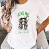 Kiss Me Cowboy Im Irish Western Patricks Day Cowgirl Shirt t-shirt