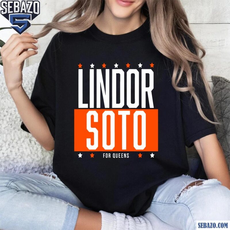 Lindor Soto For Queens Francisco Lindor And Juan Soto Shirt t-shirt