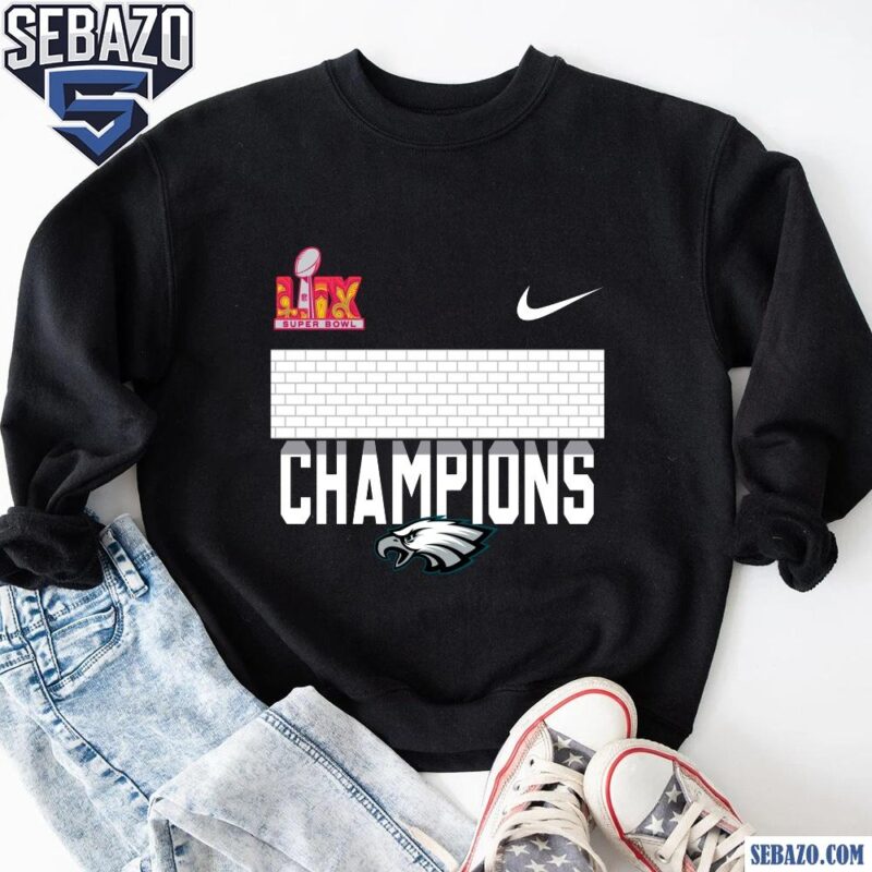 LIX Super Bowl Champions Philadelphia Football Eagles Logo Shirt sweatshirt