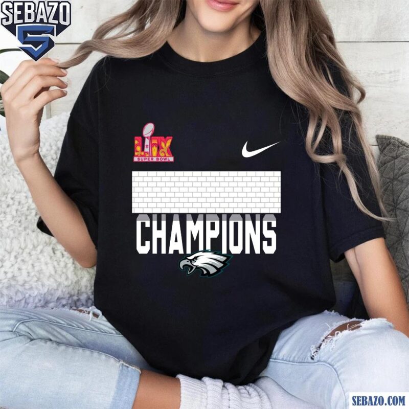 LIX Super Bowl Champions Philadelphia Football Eagles Logo Shirt t-shirt