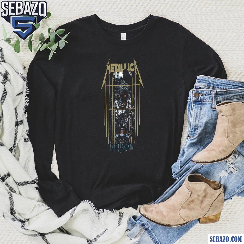 Metalica Enter Sandman Pinball Art Shirt