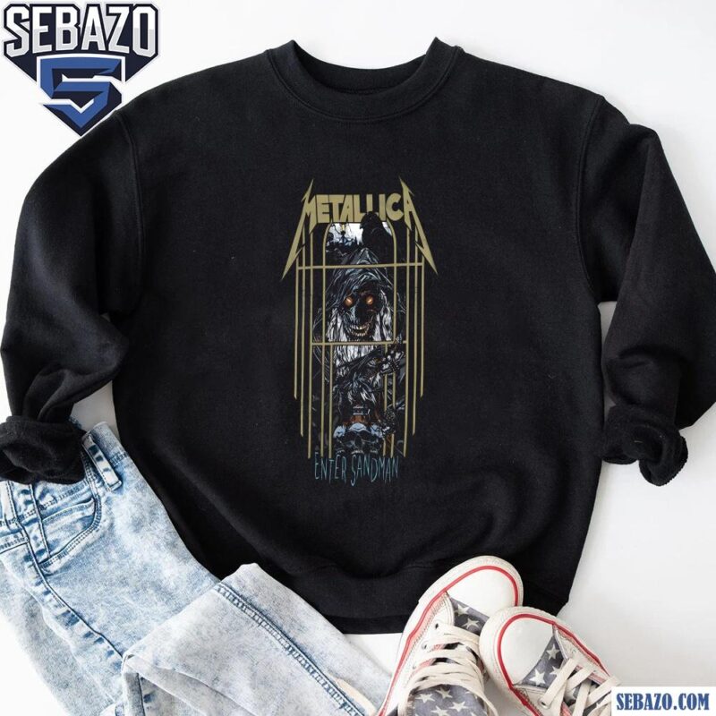 Metalica Enter Sandman Pinball Art Shirt sweatshirt