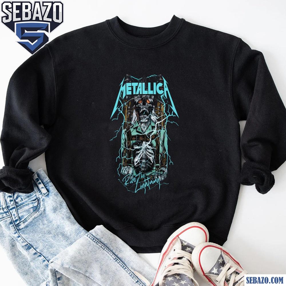 Metalica Ride The Lightning Pinball Art Shirt
