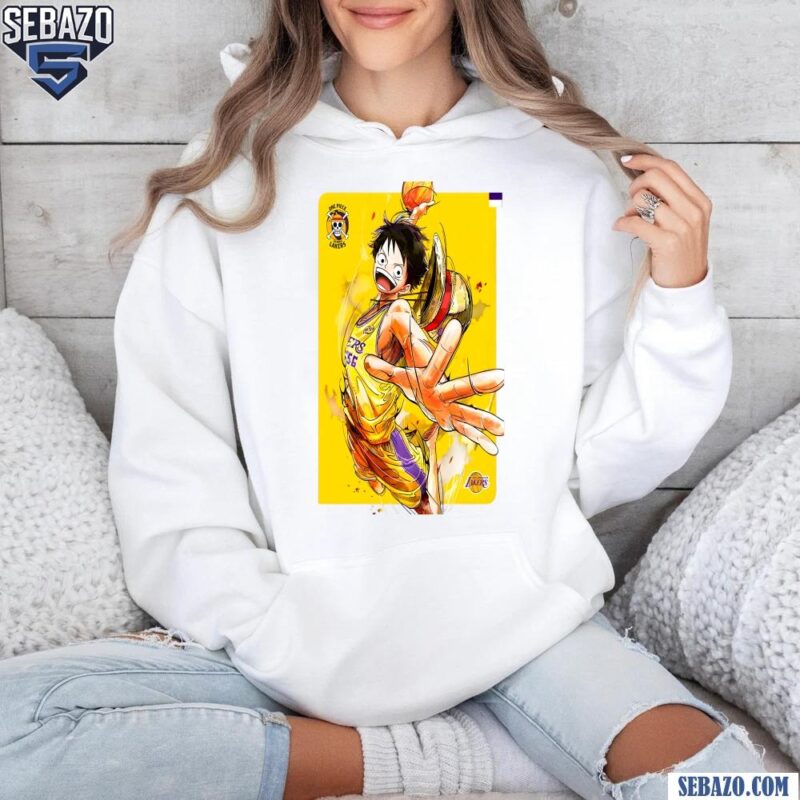 Monkey D Luffy Los Angeles Lakers X One Piece Shirt hoodie