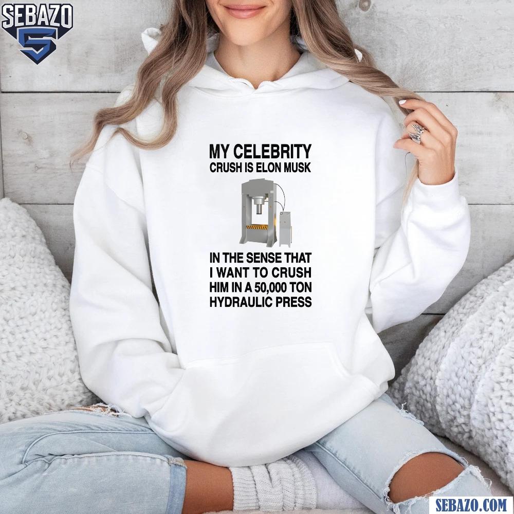 My Celebrity Crush Is Elon Musk Funny Meme Shirt