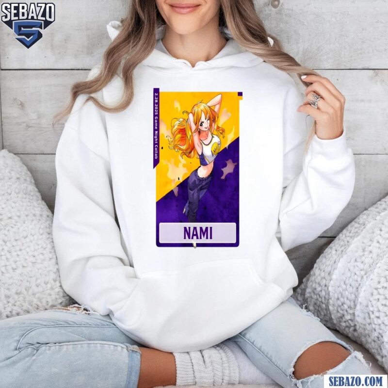 Nami Los Angeles Lakers X One Piece Shirt hoodie