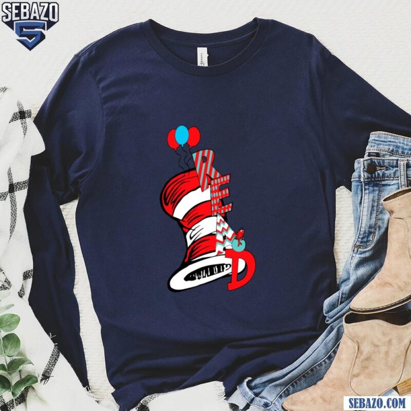 National Read Across America Day Dr Seuss Hat Read Shirt long sleeved