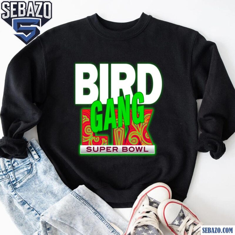 Neon Green Bird Gang Super Bowl LIX Champions Shirt sweatshirt