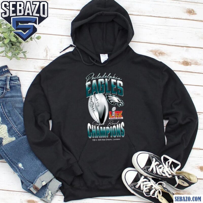 Philadelphia Eagles LIX Super Bowl Champions New Orleans Shirt hoodie