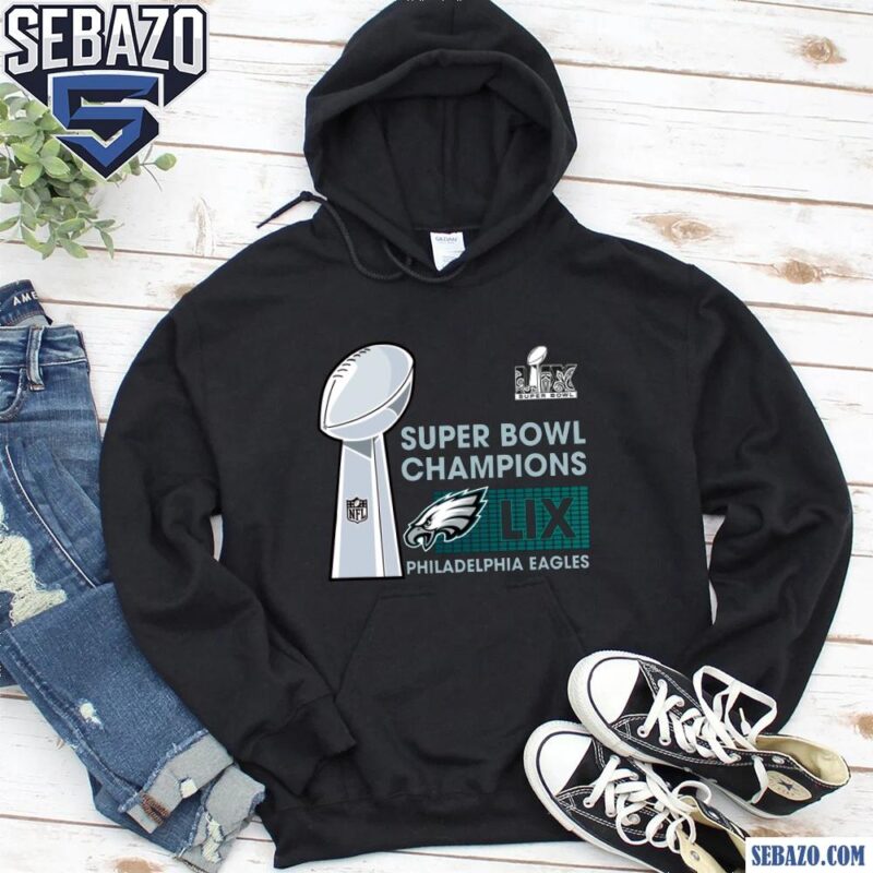 Philadelphia Eagles LIX Super Bowl Chapions NFL Football Shirt hoodie