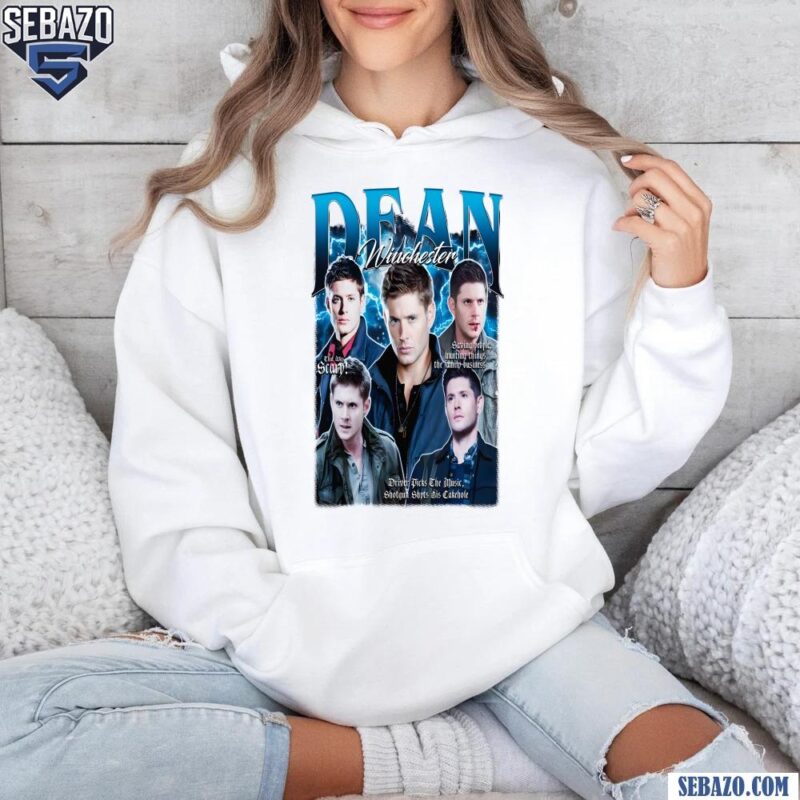 Retro 90S Dean Winchester Supernatural Cast Shirt hoodie