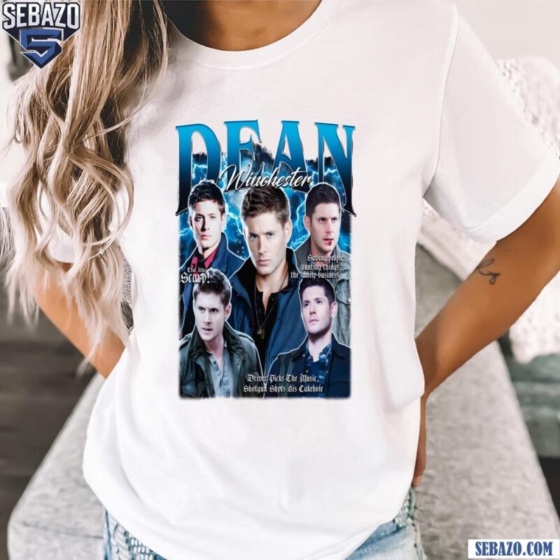 Retro 90S Dean Winchester Supernatural Cast Shirt t-shirt