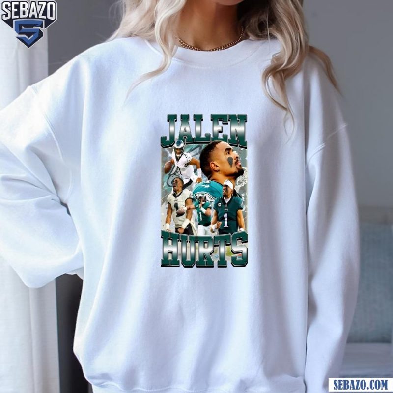 Retro 90s Jalen Hurts Philadelphia Eagles Football Player Shirt sweatshirt